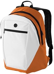 Obrázky: Oranžový ruksak s bielym predným vreckom