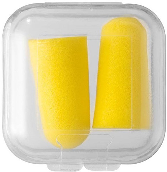 Obrázky: Žlté štuple do uší v transparentnom puzdre, Obrázok 3