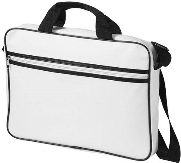Obrázky: Biela konferenčná taška pre laptop 15,6 "