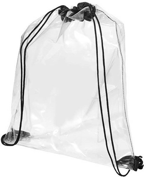 Obrázky: Prievitný jednoduchý reklamný ruksak z PVC, Obrázok 2