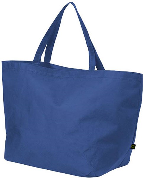 Obrázky: Modrá netkaná nákupná taška