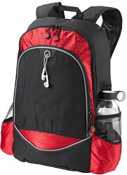Obrázky: Červený ruksak na notebook 15" s bočnými vreckami