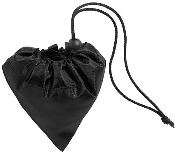 Obrázky: Čierna skladacia nákupná taška, Obrázok 3