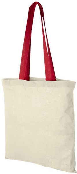 Obrázky: Bavlnená nákupná taška s dlhými červenými ušami