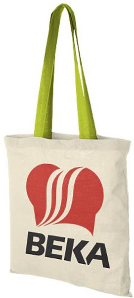 Obrázky: Bavlnená nákupná taška s dlhými jab.zelenými ušami, Obrázok 3