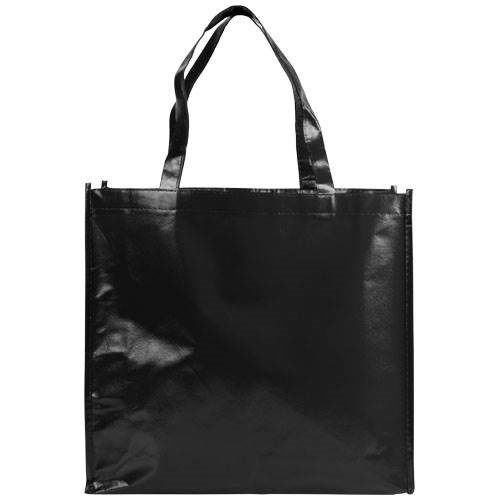 Obrázky: Čierna laminovaná netkaná taška, Obrázok 2