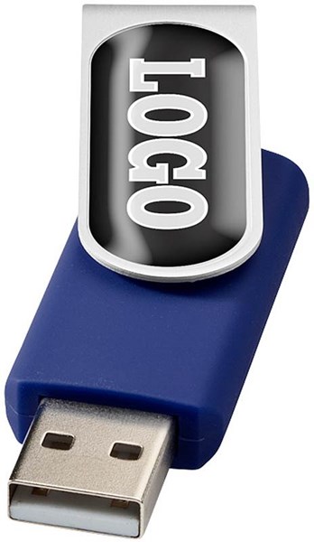 Obrázky: Twister modrý USB flash disk 4GB pre doming