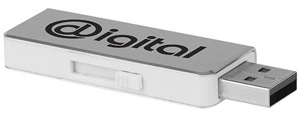 Obrázky: Šedo-biely USB disk 8GB, Obrázok 6