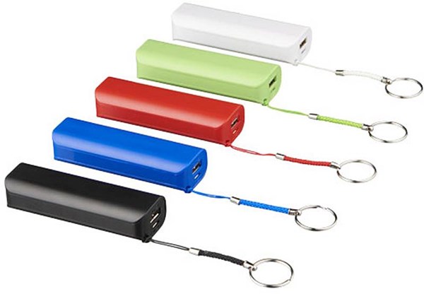 Obrázky: Modrá power banka 1200 mAh s krúužkom, Obrázok 5