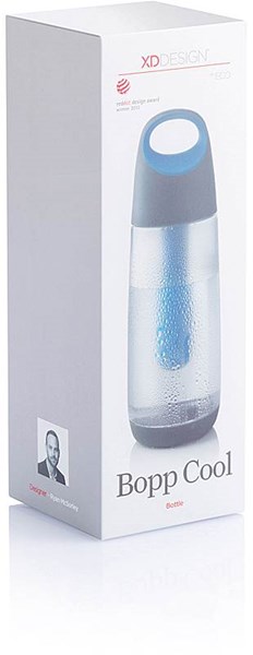 Obrázky: Modrá chladiaca tritánová fľaša, objem 700ml, Obrázok 2