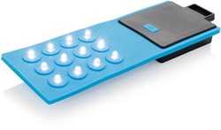 Obrázky: Ohybná baterka s 12 LED modrá