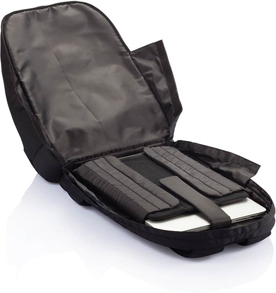 Obrázky: Univerzálny čierny nylónový ruksak na notebook, Obrázok 3
