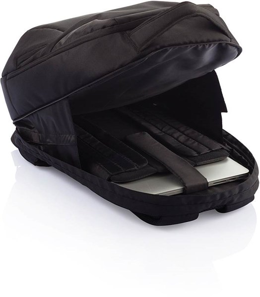 Obrázky: Univerzálny čierny nylónový ruksak na notebook, Obrázok 4