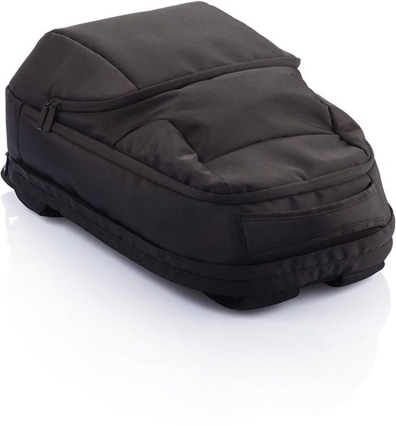 Obrázky: Univerzálny čierny nylónový ruksak na notebook, Obrázok 5
