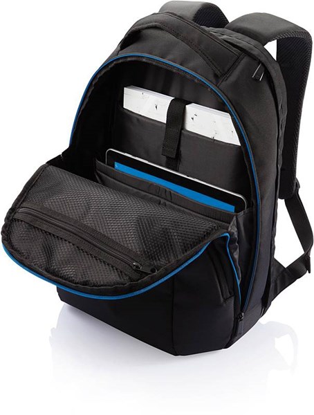 Obrázky: Univerzálny čierny nylónový ruksak na notebook, Obrázok 8