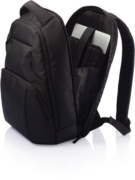 Obrázky: Univerzálny čierny nylónový ruksak na notebook, Obrázok 9