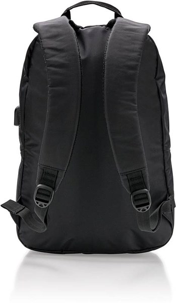 Obrázky: Čierny ruksak na notebook s USB výstupom, Obrázok 4