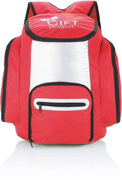 Obrázky: Červeno-strieborný chladiaci ruksak, Obrázok 2