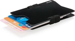 Obrázky: Čierna hliníková peňaženka RFID