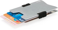 Obrázky: Strieborná hliníková peňaženka RFID