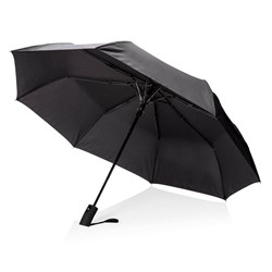 Obrázky: Čierny skladací automatický dáždnik Deluxe