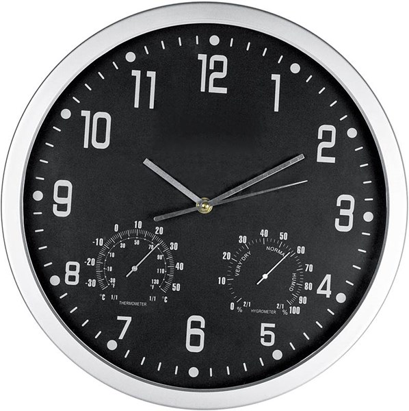 Obrázky: Čierne hodiny s odnímateľnou reklamnou plochou, Obrázok 2