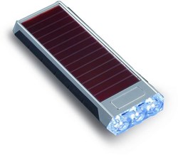 Obrázky: Solárna 3x LED baterka FLASHLIGHT