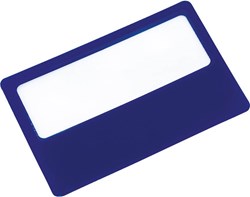 Obrázky: Modrá lupa s rozmermi kreditnej karty