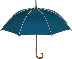 Obrázky: Modrý automatický dáždnik s kontrastným lemovaním