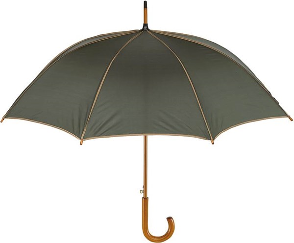 Obrázky: Zelený automatický dáždnik s kontrastným lemovaním