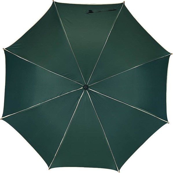 Obrázky: Zelený automatický dáždnik s kontrastným lemovaním, Obrázok 2