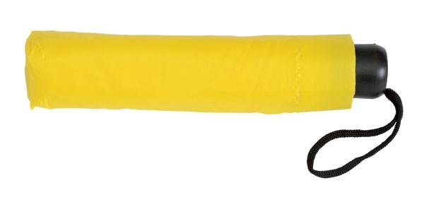 Obrázky: Žltý trojdielny skladací dáždnik, Obrázok 3