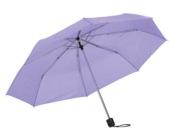 Obrázky: Fialový trojdielny skladací dáždnik, Obrázok 1