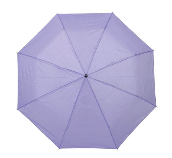 Obrázky: Fialový trojdielny skladací dáždnik, Obrázok 2