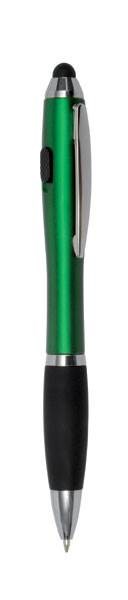 Obrázky: Zelené svítící kuličkové pero OKAY LIGHT, Obrázok 1