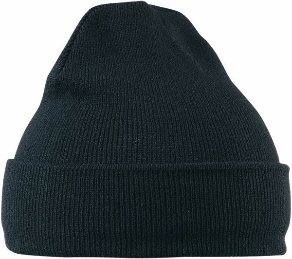 Obrázky: Pletená zimná čiapka, čierna, Obrázok 2