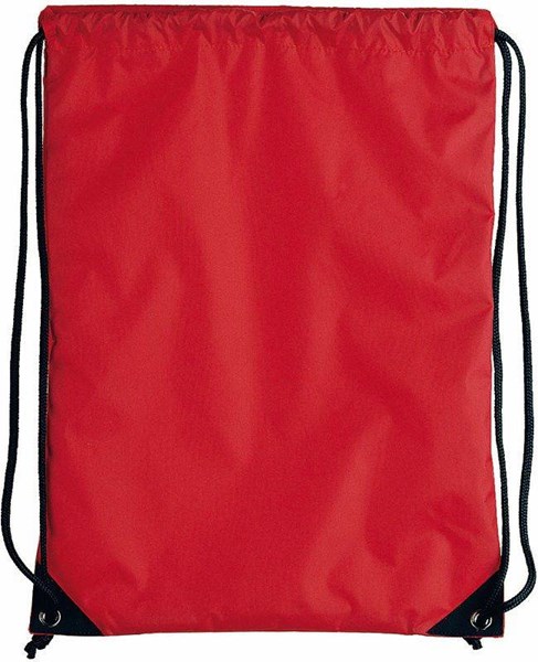 Obrázky: Jednoduchý reklamný ruksak, červená