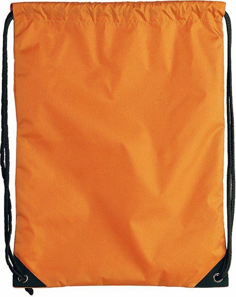 Obrázky: Jednoduchý reklamný ruksak, oranžová, Obrázok 1