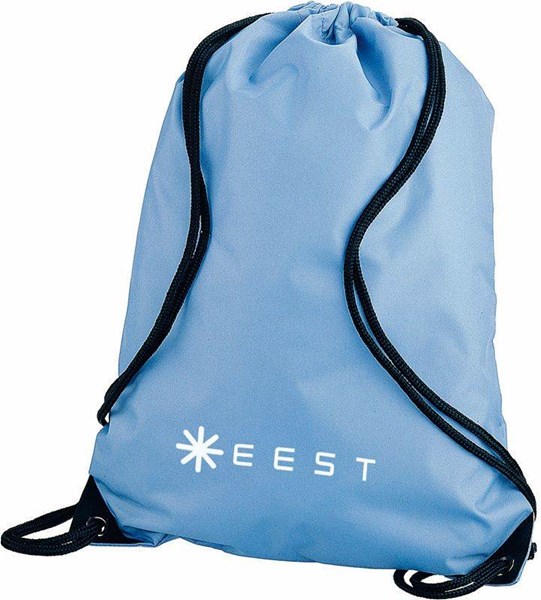 Obrázky: Jednoduchý reklamný ruksak,svetlá  modrá, Obrázok 3