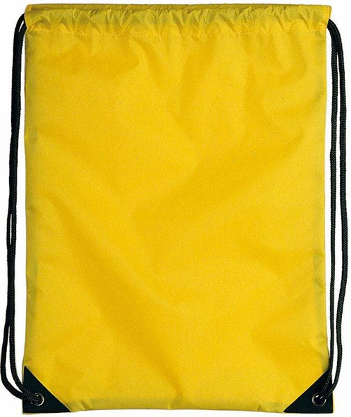 Obrázky: Jednoduchý reklamný ruksak, žltá