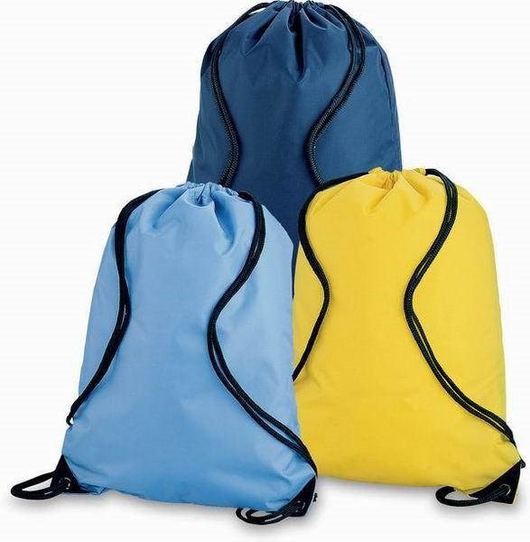 Obrázky: Jednoduchý reklamný ruksak, žltá, Obrázok 2