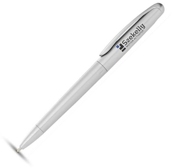 Obrázky: Strieborné lesklé guličkové pero, Obrázok 1