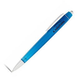 Obrázky: ALBANY, guličkové pero, transparentná modrá ČN
