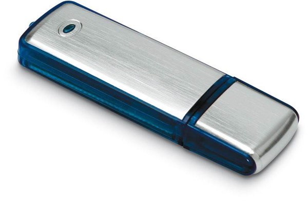 Obrázky: Megabyte modro-strieborný USB disk 32 GB