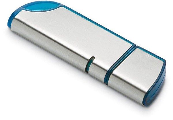 Obrázky: Netlink modrý USB flash disk - LED indikátor 32GB, Obrázok 1