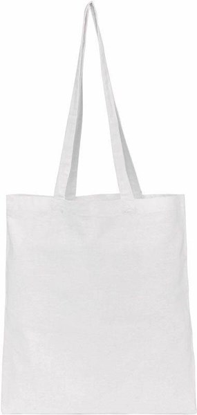 Obrázky: Bavlnená taška, výška uší 30 cm, biela, Obrázok 2