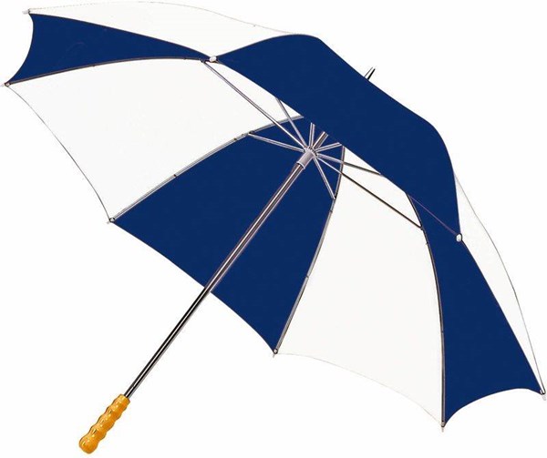 Obrázky: Golfový dáždnik, modrá/biela  