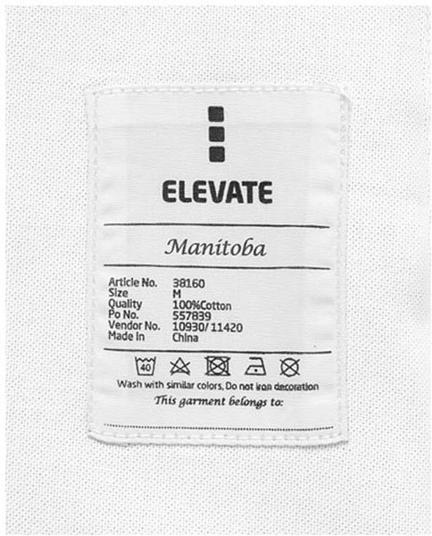 Obrázky: Pán.košeľa ELEVATE 140 Manitoba k.rukáv biela M, Obrázok 6