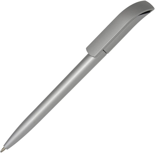 Obrázky: Guličkové pero s metalízou HELA METALIC,strieborná, Obrázok 1