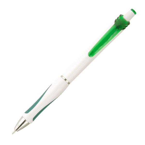 Obrázky: MICRO,guličkové pero s mikrohrotom,biela/zelená